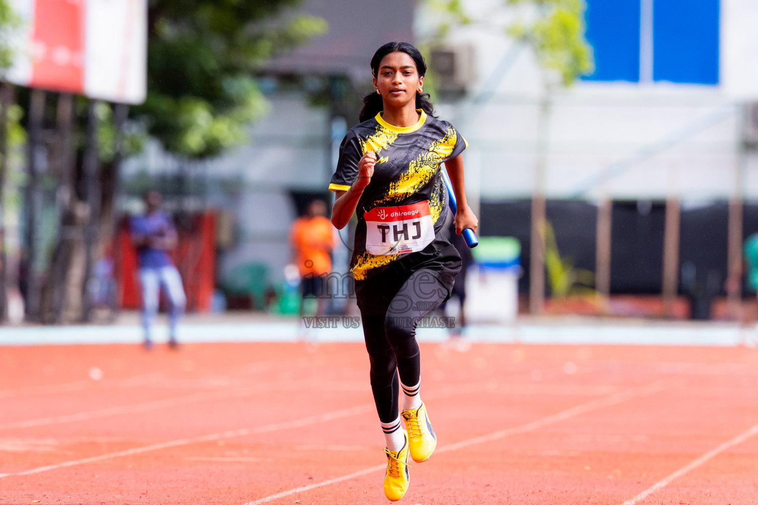 Day 6 of Inter-school Athletics Championship 2025 held in Ekuveni Synthetic Track, Male', Maldives on Sunday, 12th October 2025. Photos by: Nausham Waheed / Images.mv
