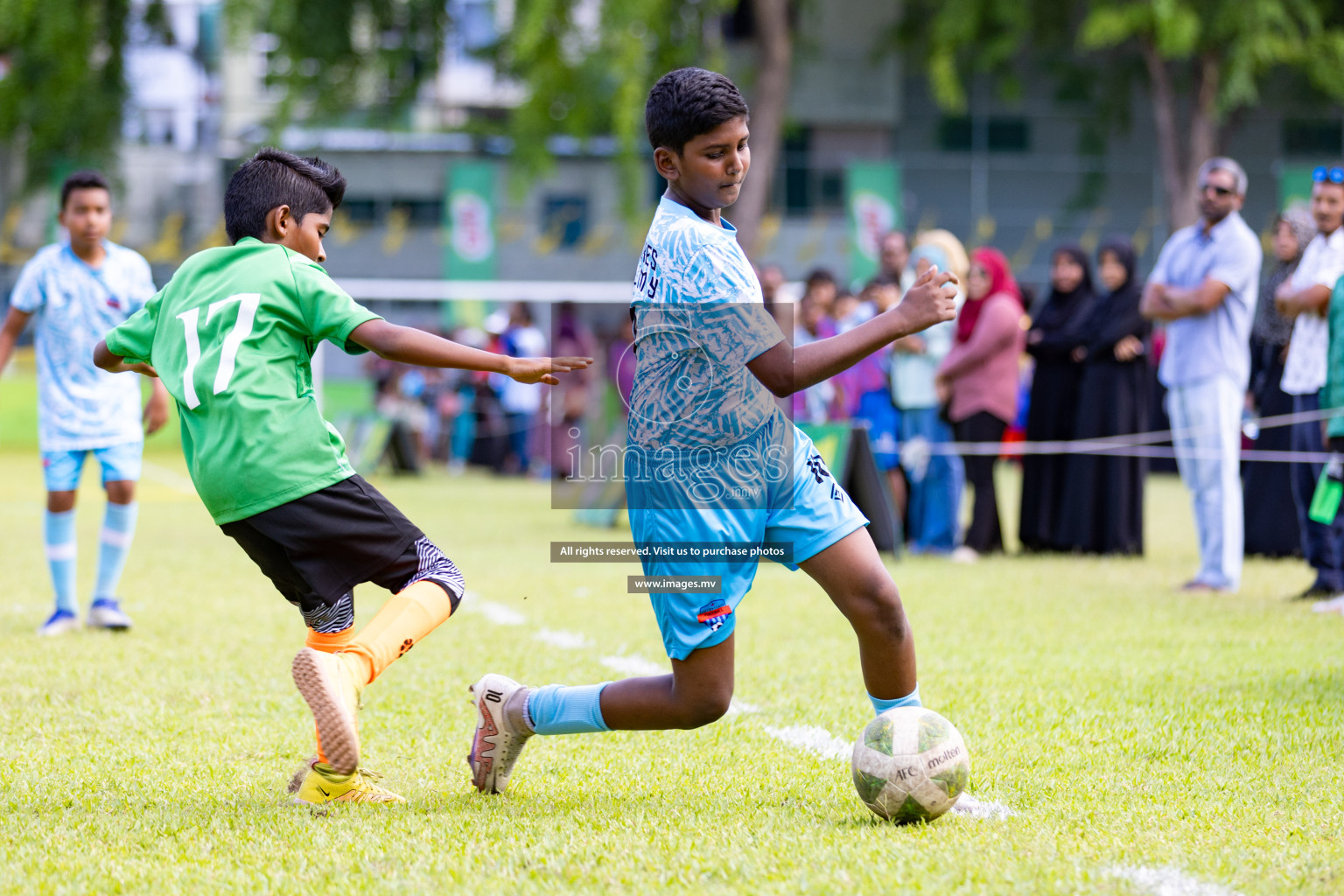 Day 2 of MILO Academy Championship 2023 (U12) was held in Henveiru Football Grounds, Male', Maldives, on Saturday, 19th August 2023. Photos: Nausham Waheedh / images.mv