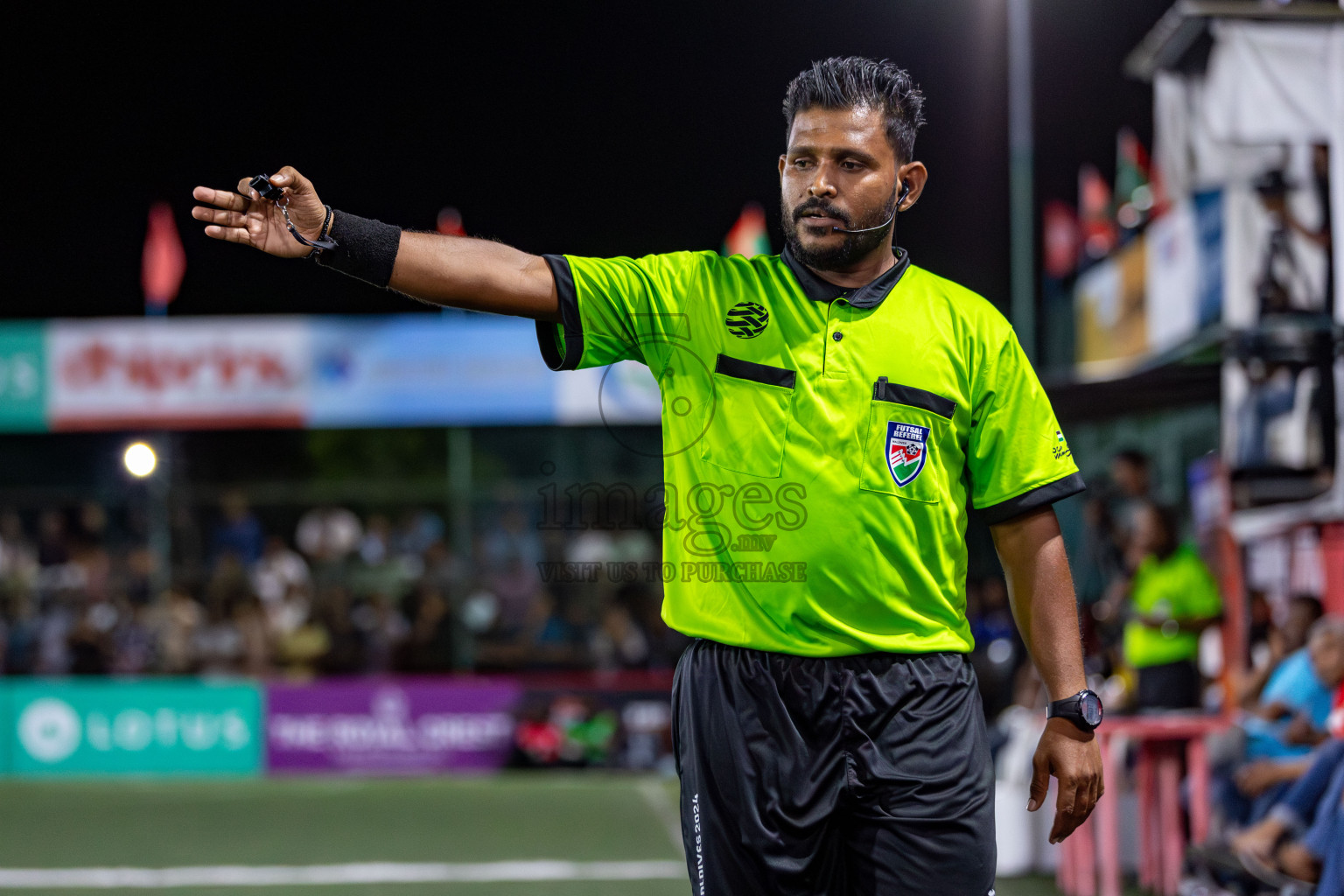 RRC vs MPL in the Semi Finals of Club Maldives Cup 2024 held in Rehendi Futsal Ground, Hulhumale', Maldives on Monday, 14th October 2024. Photos: Hassan Simah / images.mv