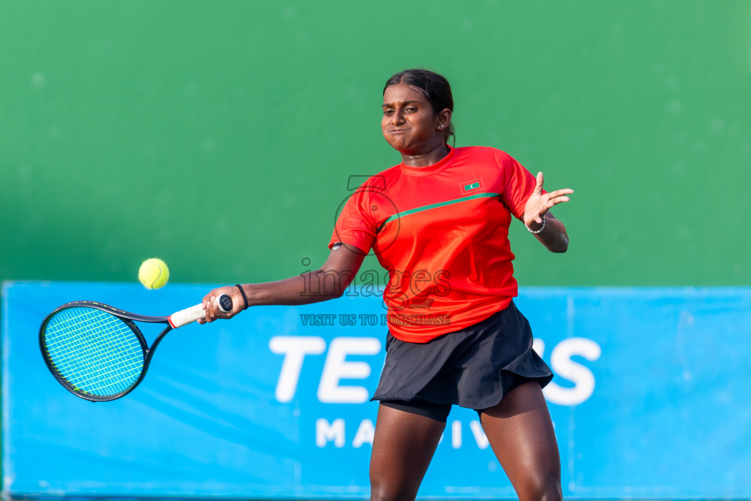 Day 4 of ATF Maldives Junior Open Tennis was held in Male' Tennis Court, Male', Maldives on Thursday, 12th December 2024. Photos: Nausham Waheed/ images.mv