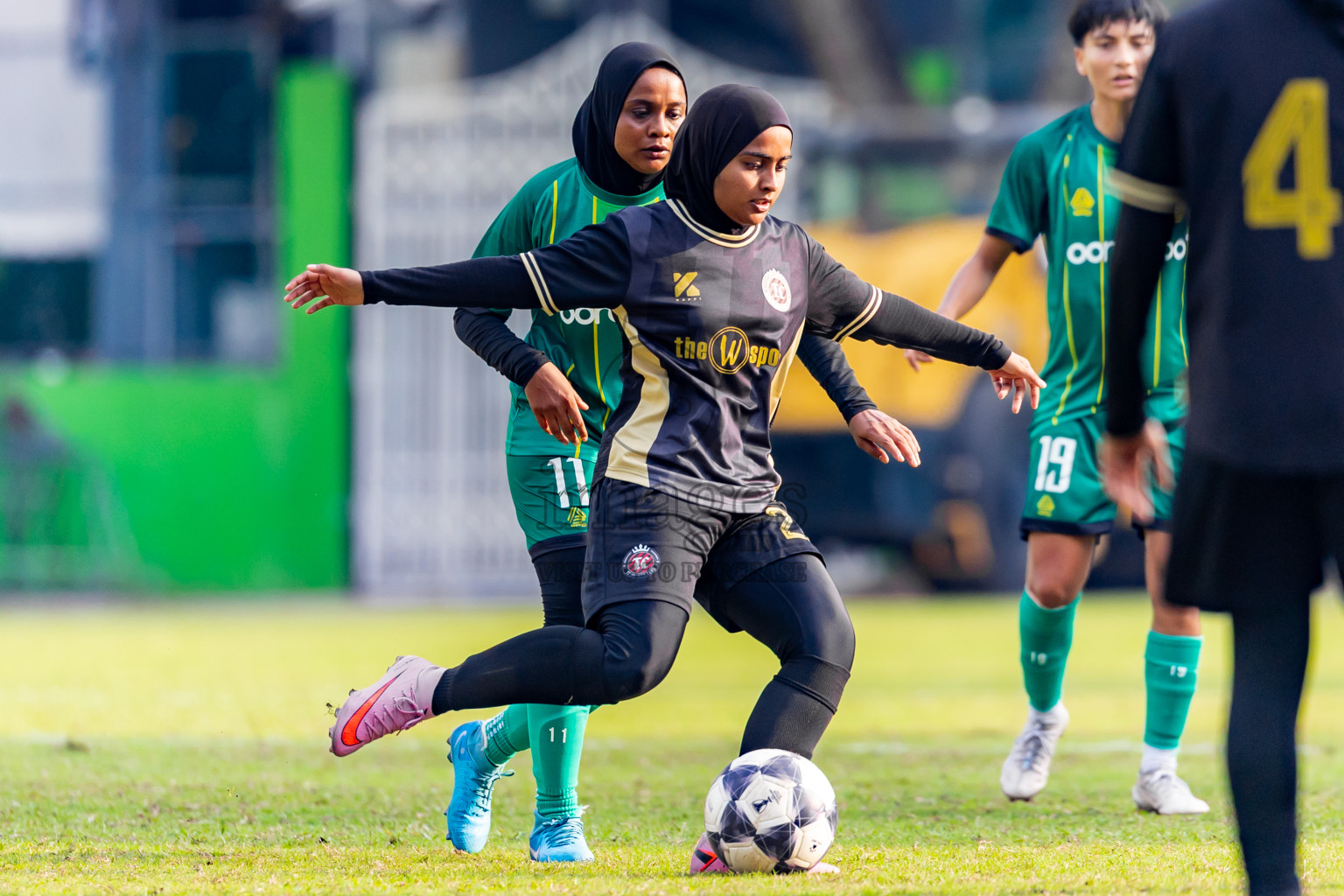 TC Sports Club vs Maziya Sports and Recreation  in FAM Women’s League 2025 held in Henveiru Football ground, Male', Maldives on Thursday, 11th December 2025. Photos: Nausham Waheed / Images.mv