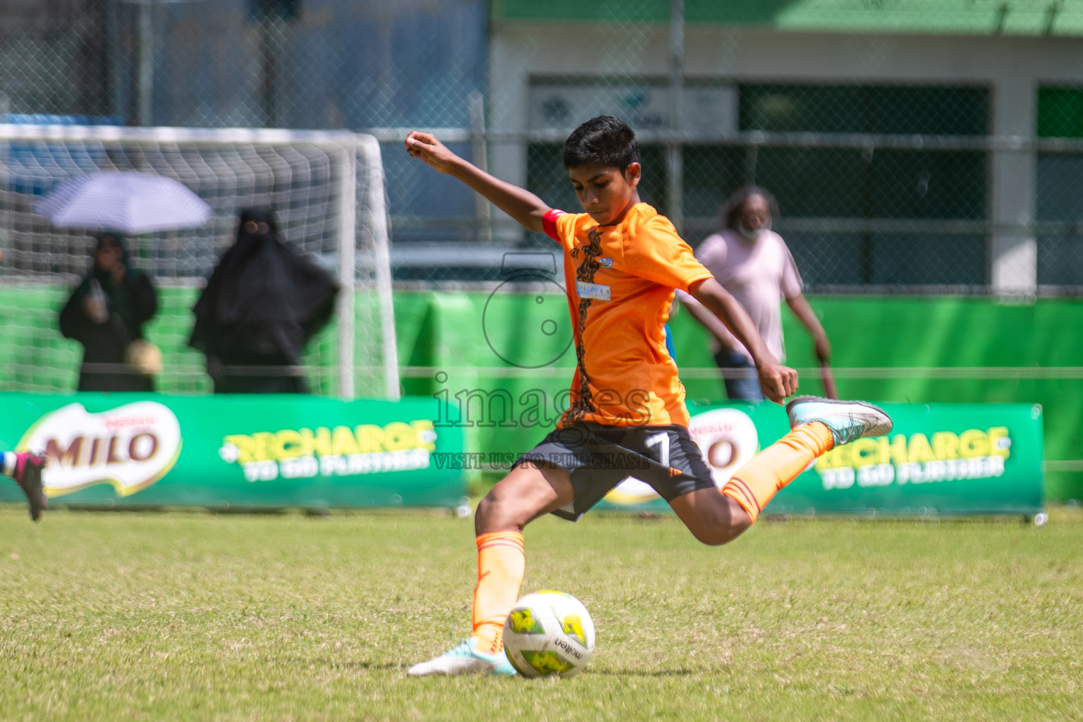 Day 3 of MILO Academy Championship 2025 (U14) was held on Saturday, 1st November 2025 at Henveiru Football Grounds, Male', Maldives . 

Photos: Hassan Simah / images.mv