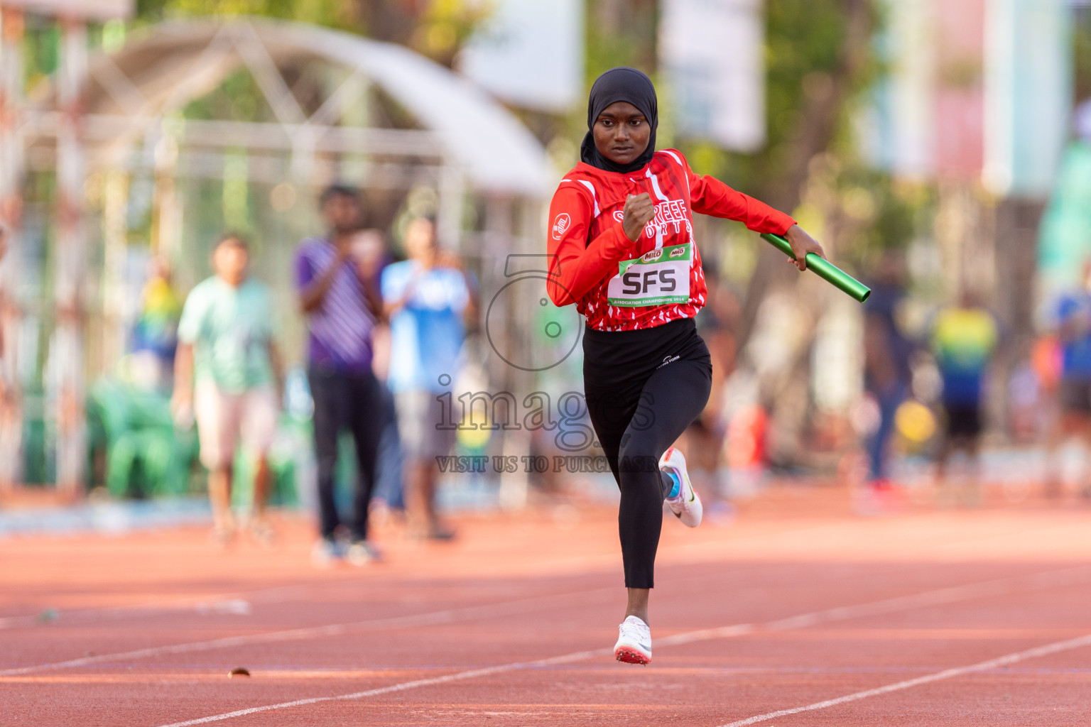 Day 3 of MILO Athletics Association Championship was held on Thursday, 7th May 2024 in Male', Maldives. Photos: Nausham Waheed