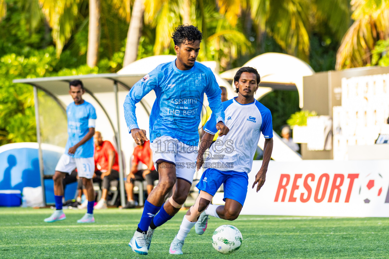 BANDOS Maldives vs SUMMER ISLAND RESORTS in Resort League 2025 (North Male Zone) day 3 was held on Friday, 5th September 2025 in One And Only Reethi Rah Maldives Resort, Photos: Areef Adam / images.mv