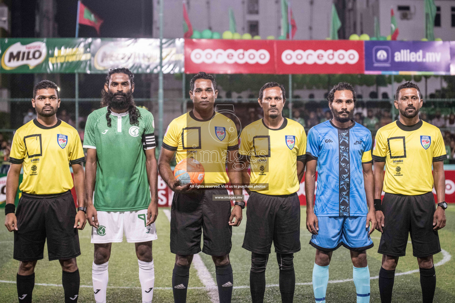 Team FSM vs Club HDC in the Quarter Finals of Club Maldives 2021 held at Hulhumale;, on 12th December 2021 Photos: Nausham Waheed