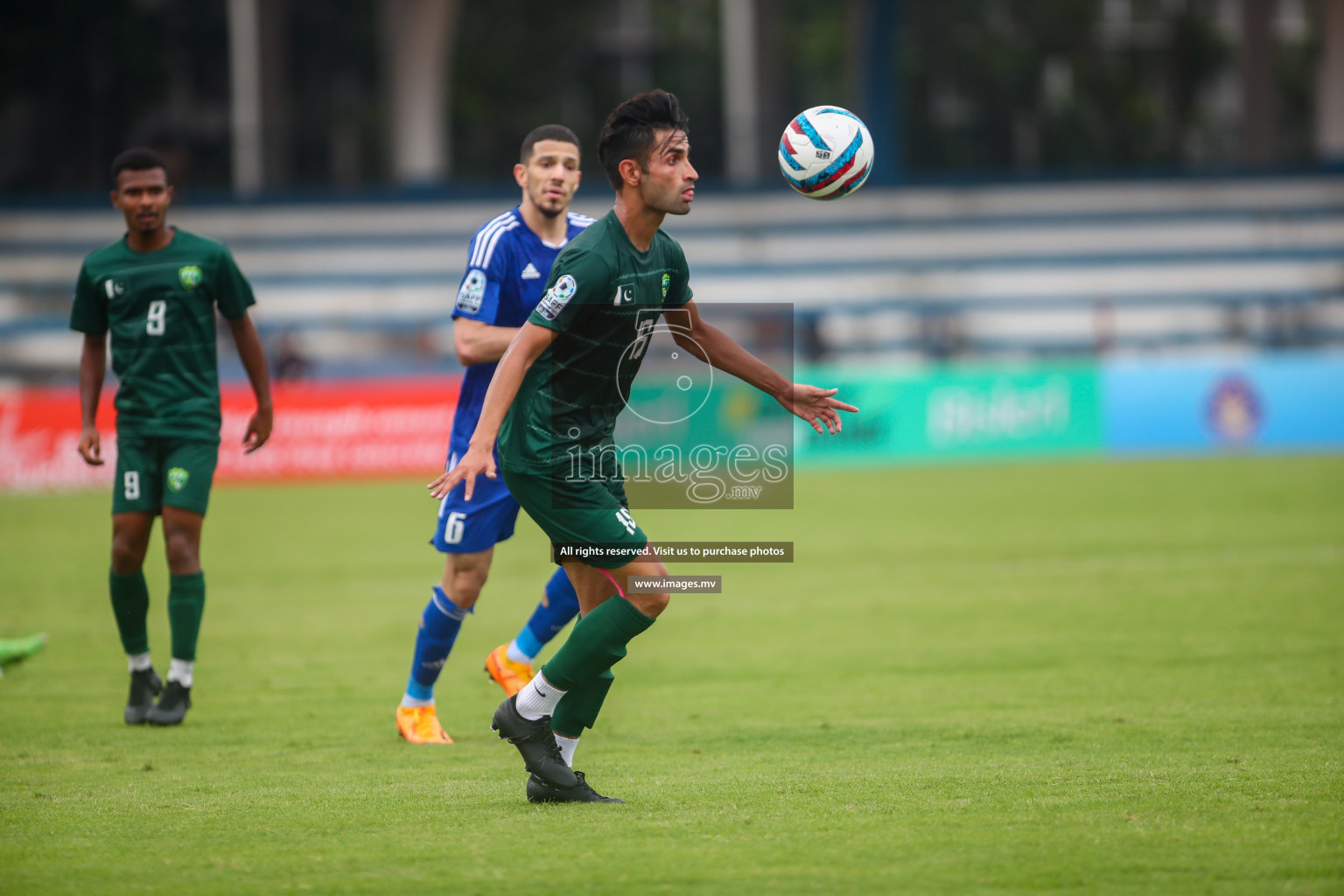 Pakistan vs Kuwait in SAFF Championship 2023 held in Sree Kanteerava Stadium, Bengaluru, India, on Saturday, 24th June 2023. Photos: Nausham Waheed, Hassan Simah / images.mv