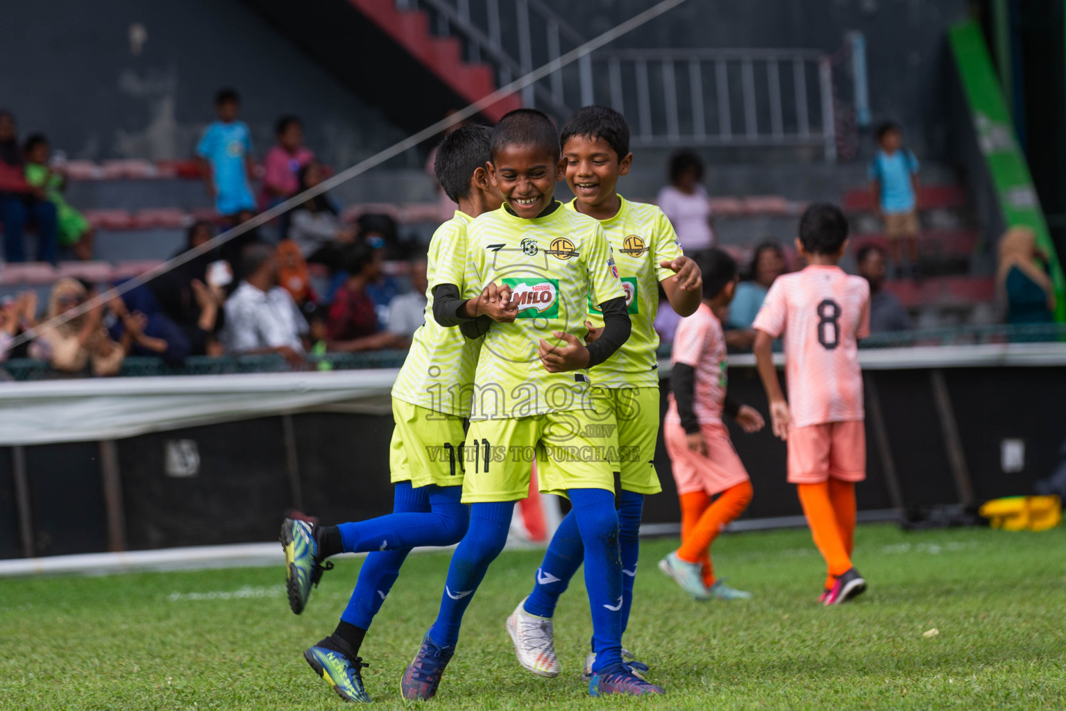 Day 2 of MILO Kids Football Fiesta was held at National Stadium in Male', Maldives on Saturday, 24th February 2024.