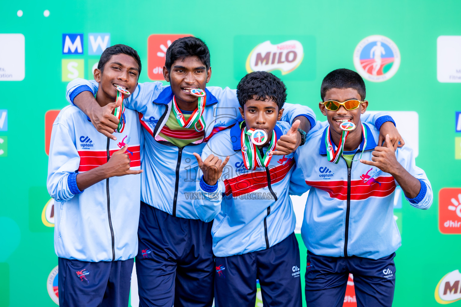 Day 3 of 12th Milo Association Championships was held in Ekuveni Track at Male', Maldives on Saturday, 26th April 2025. Photos: Nausham Waheed  / images.mv