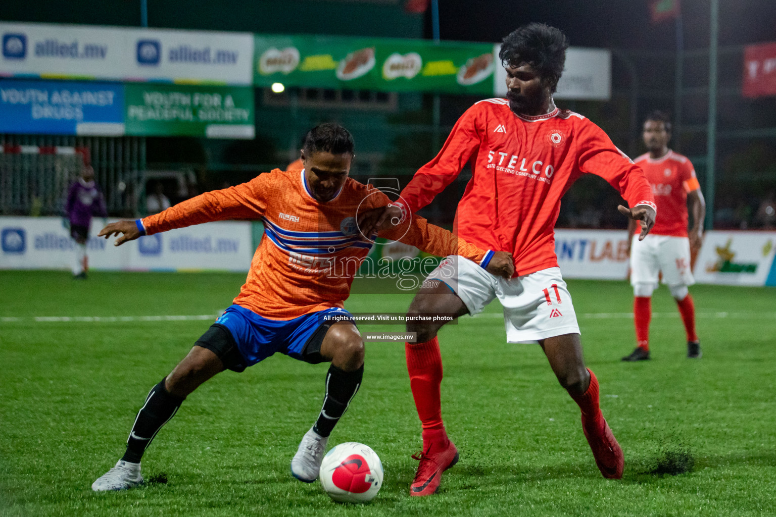 Stelco Club vs Raajje Online Club in Club Maldives Cup 2022 was held in Hulhumale', Maldives on Wednesday, 19th October 2022. Photos: Hassan Simah/ images.mv