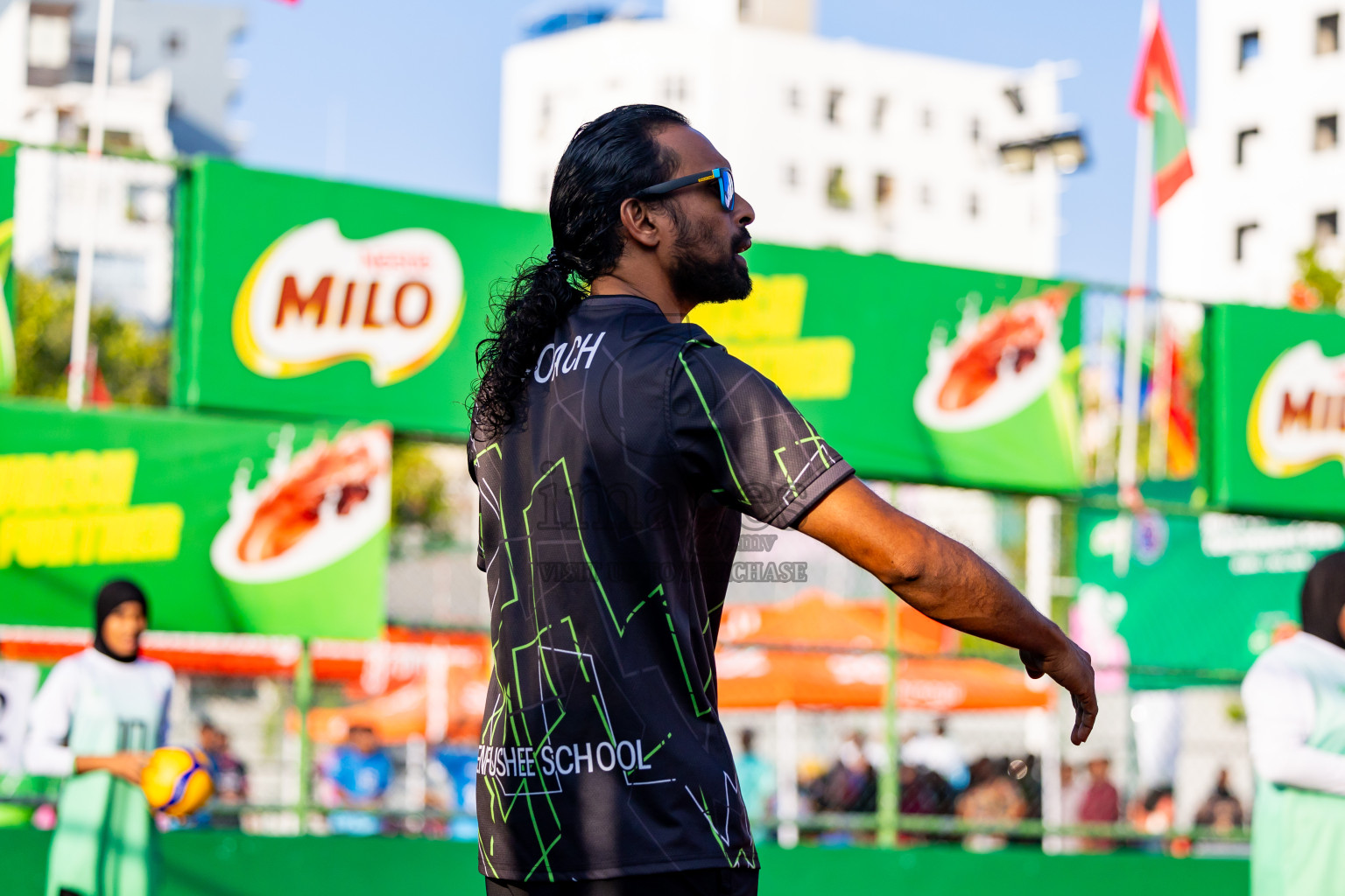 Day 13 of Interschool Volleyball Tournament 2024 was held in Ekuveni Volleyball Court at Male', Maldives on Thursday, 5th December 2024. Photos: Nausham Waheed / images.mv