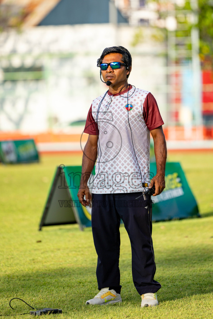 Day 2 of 12th Milo Association Championships was held in Ekuveni Track at Male', Maldives on Friday, 25th April 2025. Photos: Hassan Simah / images.mv