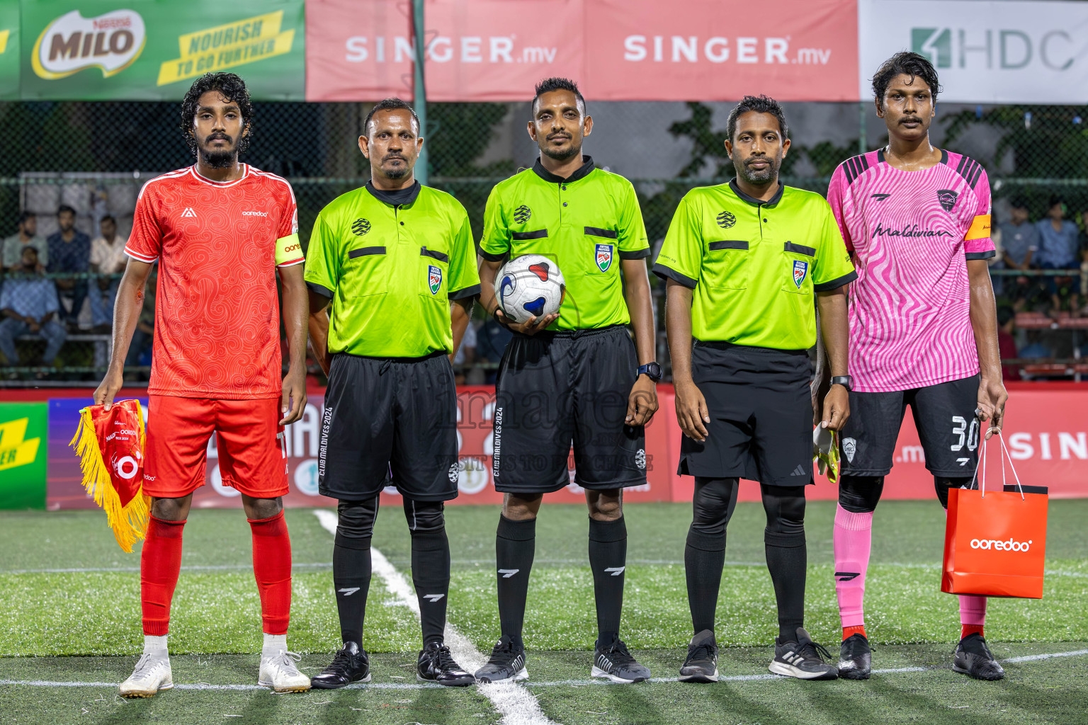 Maldivian vs Ooredoo in Club Maldives Cup 2024 held in Rehendi Futsal Ground, Hulhumale', Maldives on Thursday, 3rd October 2024.
Photos: Ismail Thoriq / images.mv