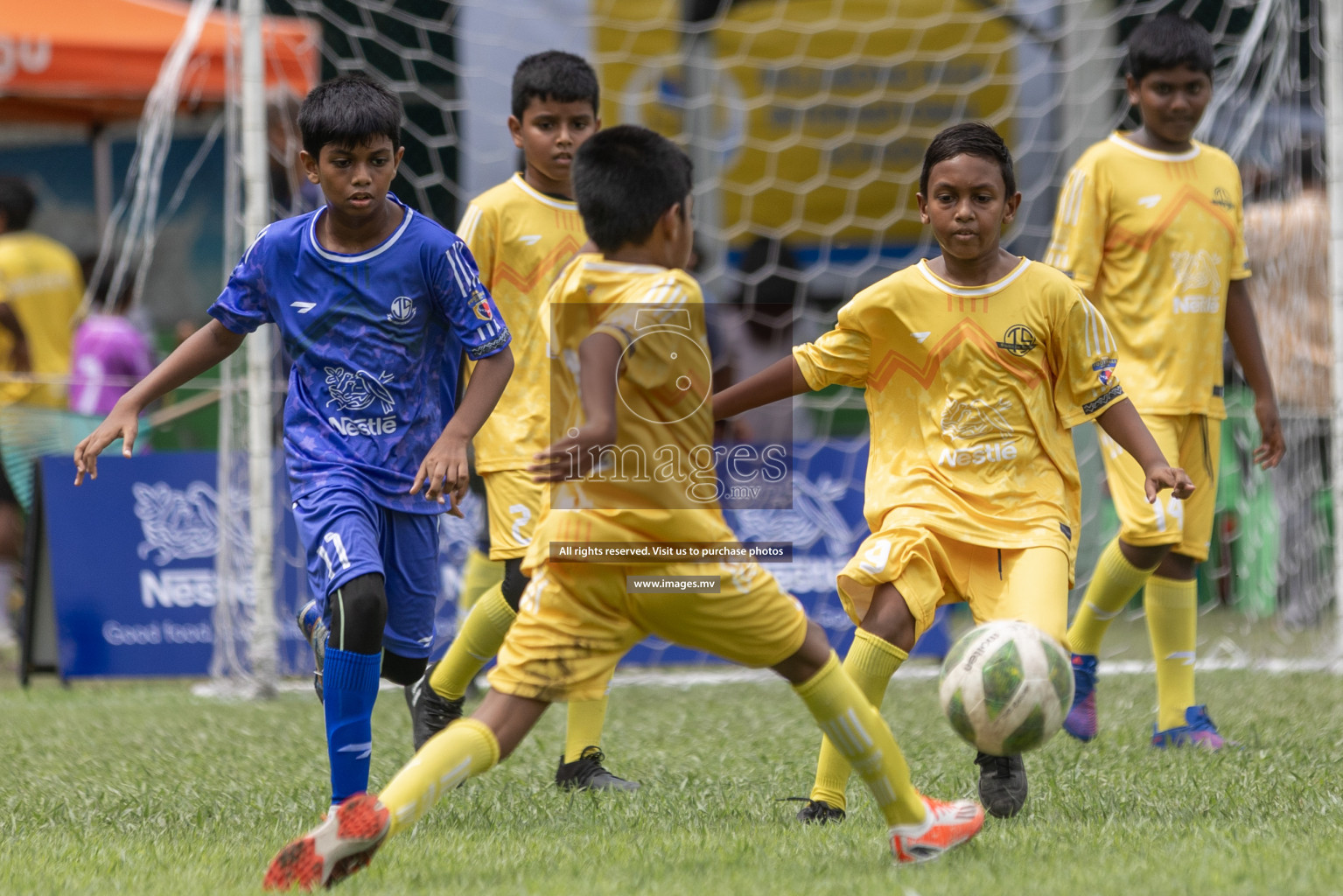 Day 1 of Nestle kids football fiesta, held in Henveyru Football Stadium, Male', Maldives on Wednesday, 11th October 2023 Photos: Shut Abdul Sattar/ Images.mv