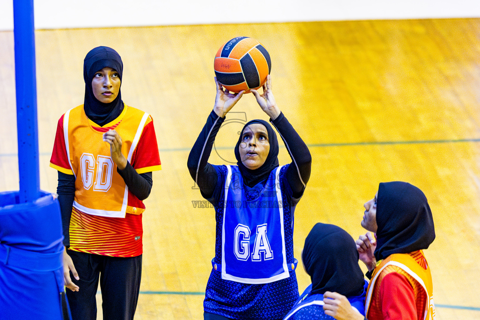 Day 5 of 21st National Netball Tournament was held in Social Canter at Male', Maldives on Sunday, 13th May 2024. Photos: Nausham Waheed / images.mv