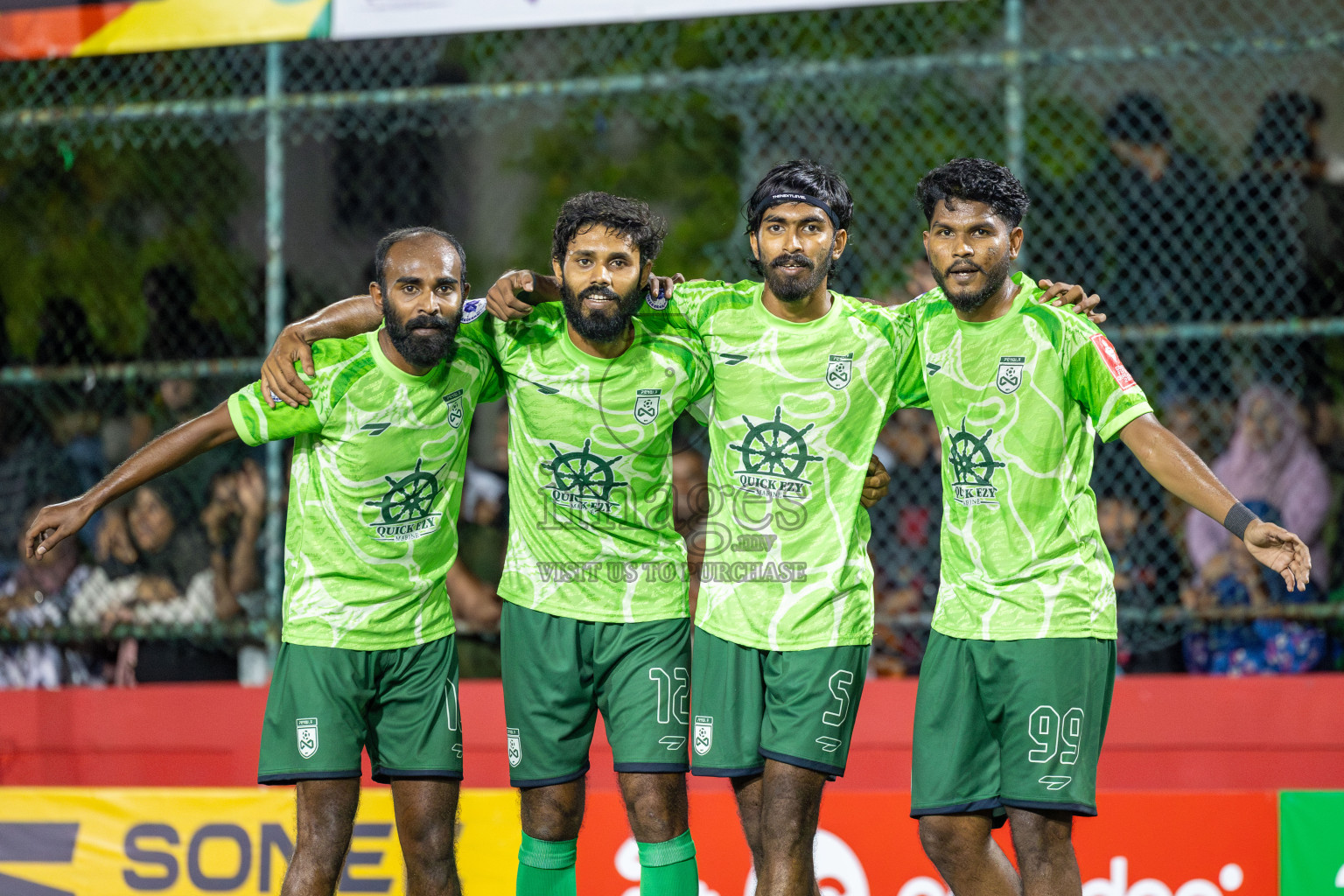 F. Biledhoo VS F. Magoodhoo in Day 7 of Golden Futsal Challenge 2025 was held on Saturday, 11th January 2025, in Hulhumale', Maldives Photos: Hassan Simah / images.mv