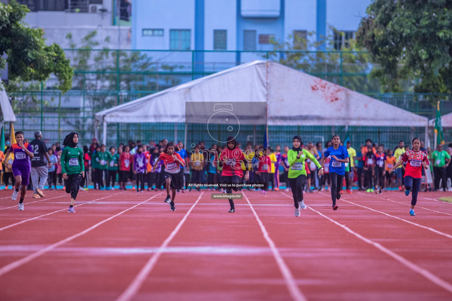 Day 1 of Inter-School Athletics Championship held in Male', Maldives on 22nd May 2022. Photos by: Maanish / images.mv