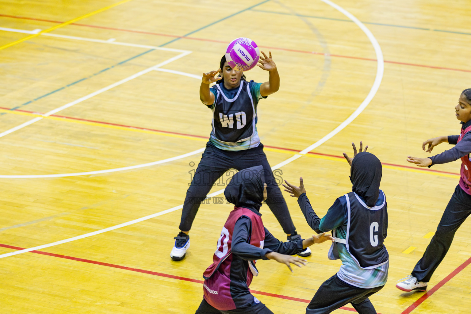 Day 3 of Inter-School Netball Tournament 2025 was held in Social Center Indoor Hall on Monday, 20th October 2025. Photos: Areef Adam / images.mv