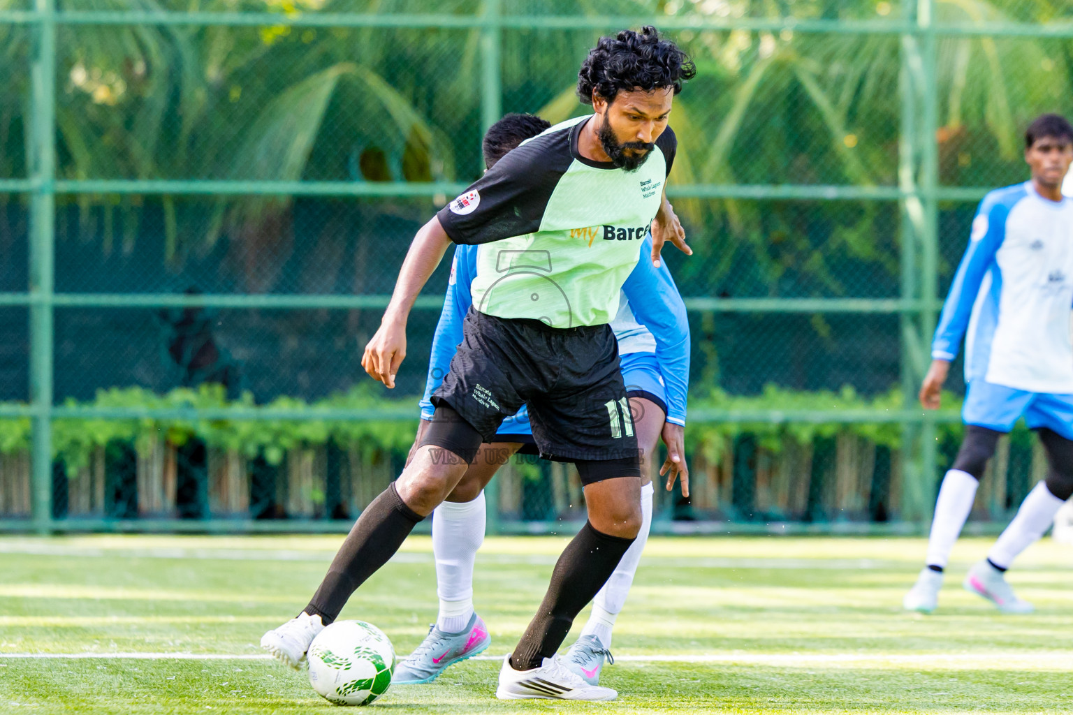 Barcelo vs Vilamendhoo in Day 3 of Resort League 2025 (Ari Zone) was held on Sunday, 22nd June 2025 in Conrad Maldives Rangali Island, Alif Dhaalu Atoll, Maldives. Photos: Nausham Waheed / images.mv
