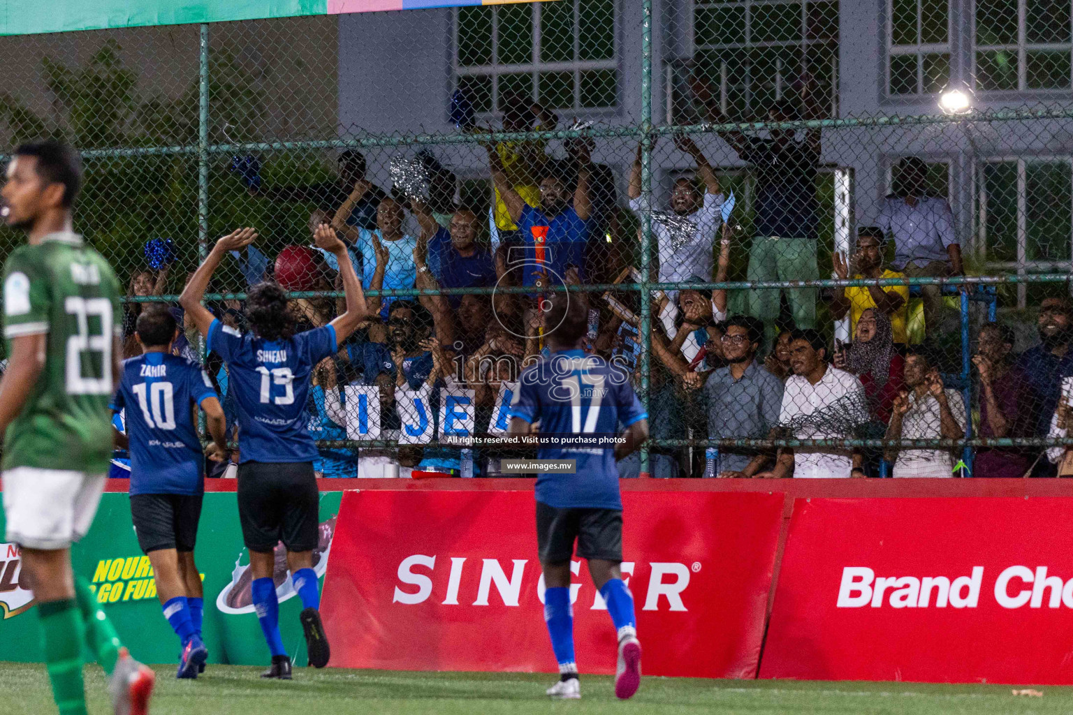 POSC vs Team Khaarijee in Quarter Finals of Club Maldives Cup Classic 2023 held in Hulhumale, Maldives, on Friday, 11th August 2023 Photos: Ismail Thoriq / images.mv