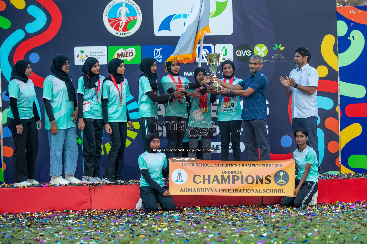 Final Day of Inter School Athletics Championship 2023 was held in Hulhumale' Running Track at Hulhumale', Maldives on Friday, 19th May 2023. Photos: Nausham Waheed / images.mv