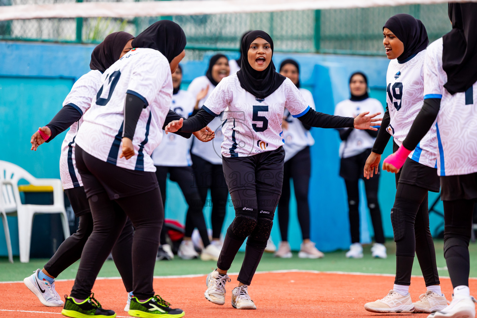 Club rising star academy vs Sports club city in Milo National Junior Volleyball Championship 2025 Day 2 was held on Sunday, 23rd November 2025 at Ekuveni Turf Court Male', Maldives. Photos: Nausham Waheed / images.mv