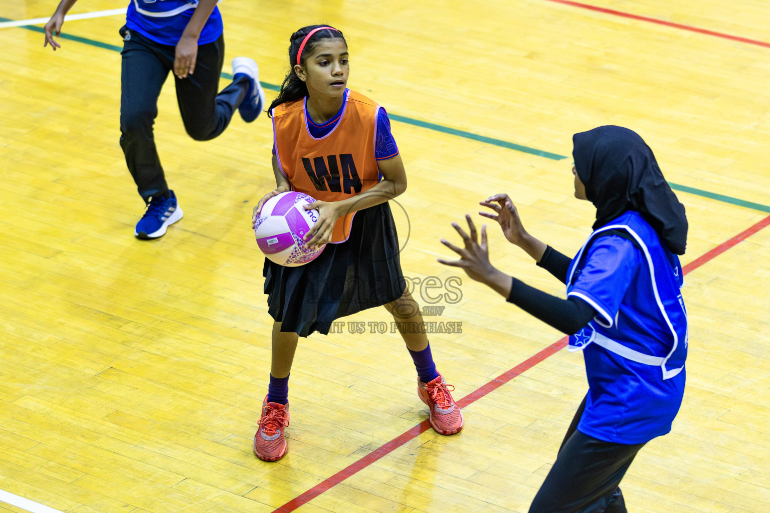 Day 1 of Inter-School Netball Tournament 2025 was held in Social Center Indoor Hall on Saturday, 18th October 2025. Photos: Areef Adam / images.mv