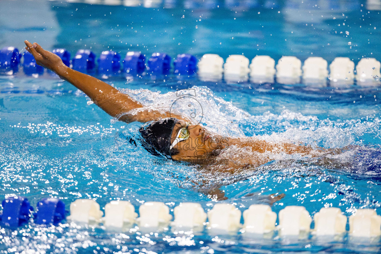 Day 4 of National Swimming Championship 2024 held in Hulhumale', Maldives on Monday, 16th December 2024. Photos: Hassan Simah / images.mv