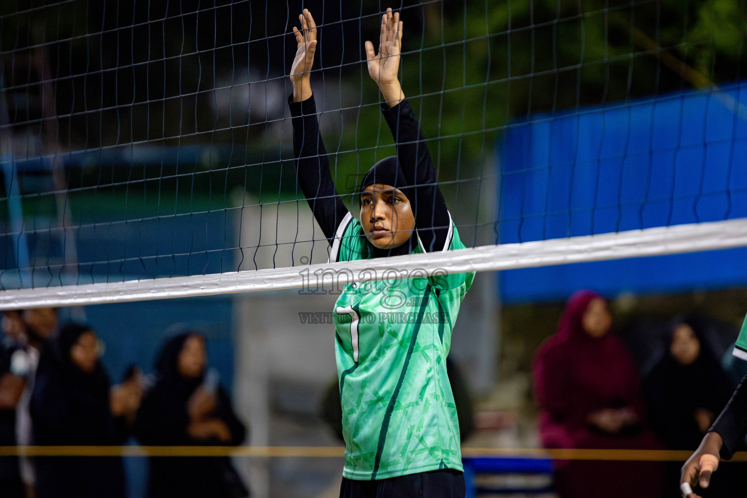 U19 Male and Atoll Girl's Finals in Day 9 of Interschool Volleyball Tournament 2024 was held in ABC Court at Male', Maldives on Saturday, 30th November 2024. Photos: Hassan Simah / images.mv