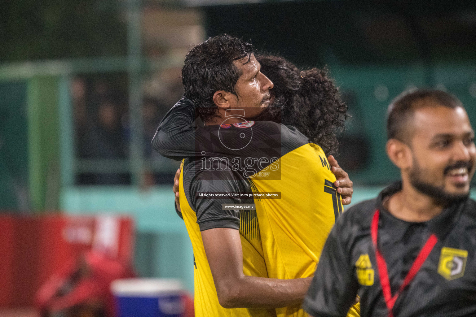 RRC Vs FSM in the Semi Finals of Club Maldives 2021 held in Hulhumale, Maldives on 19 December 2021. Photos: Nausham Waheed / images.mv