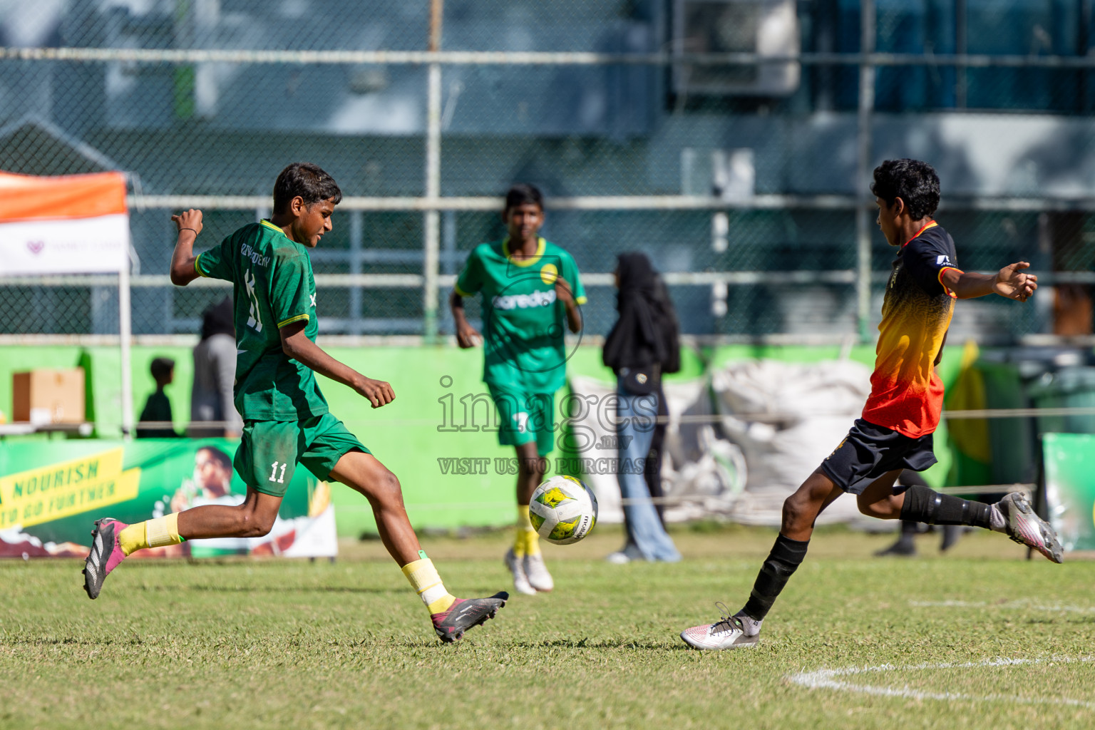 Day 3 of MILO Academy Championship 2024 (U-14) was held in Henveyru Stadium, Male', Maldives on Saturday, 2nd November 2024.
Photos: Hassan Simah / Images.mv