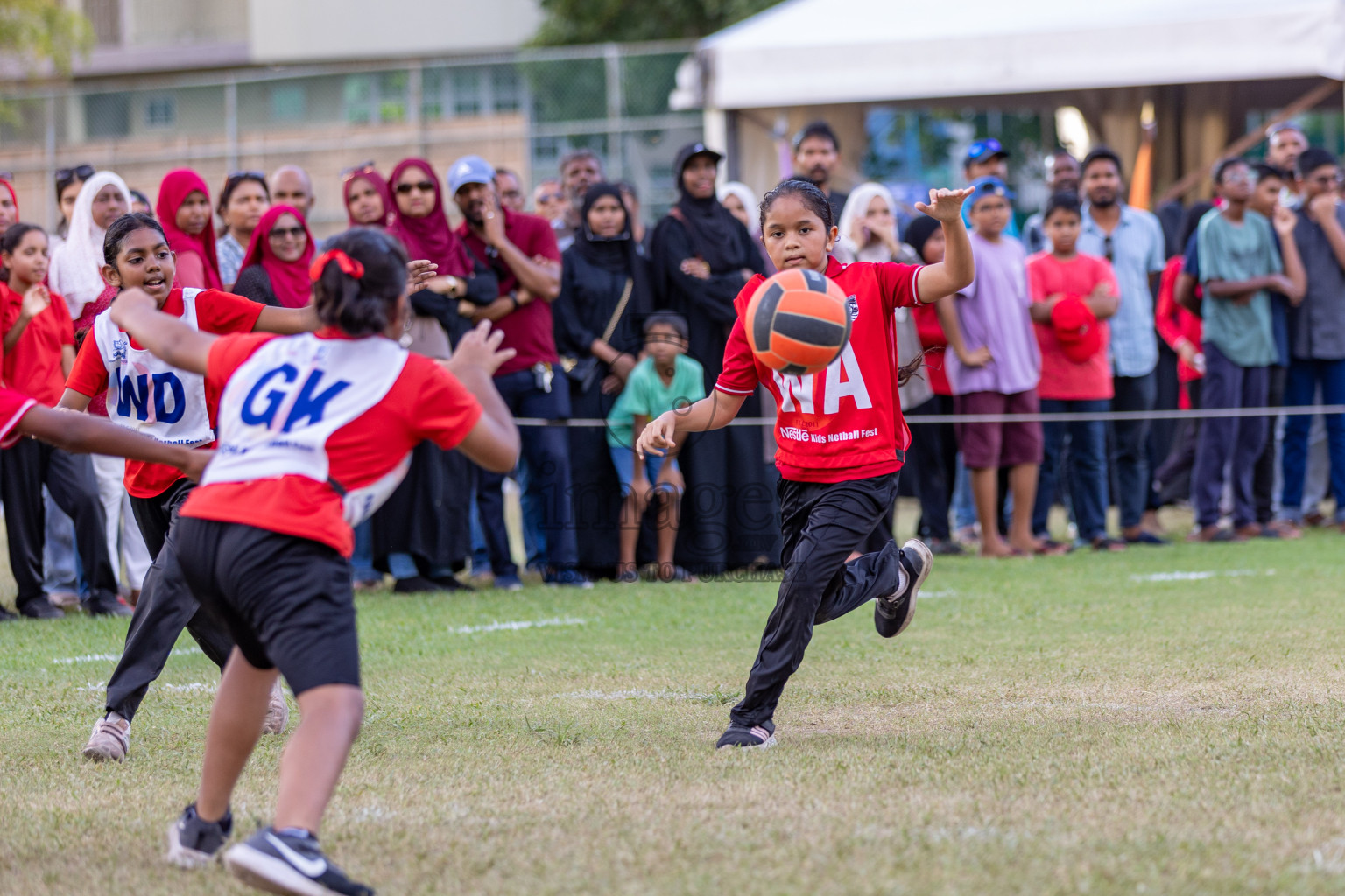 Day 3 of Nestle' Kids Netball Fest 2023 held in Henveyru Stadium, Male', Maldives on Saturday, 2nd December 2023.
Photos: Ismail Thoriq / images.mv