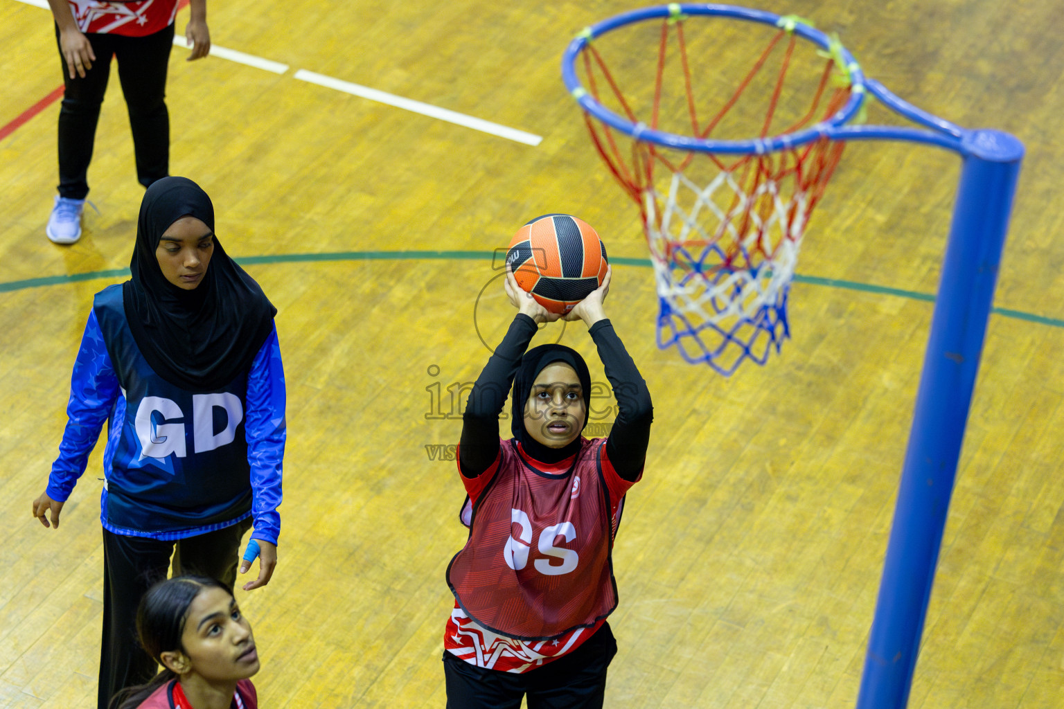 Day 2 of 25th Inter-School Netball Tournament was held in Social Center at Male', Maldives on Saturday, 10th August 2024. Photos: Nausham Waheed/ Mohamed Mahfooz Moosa / images.mv