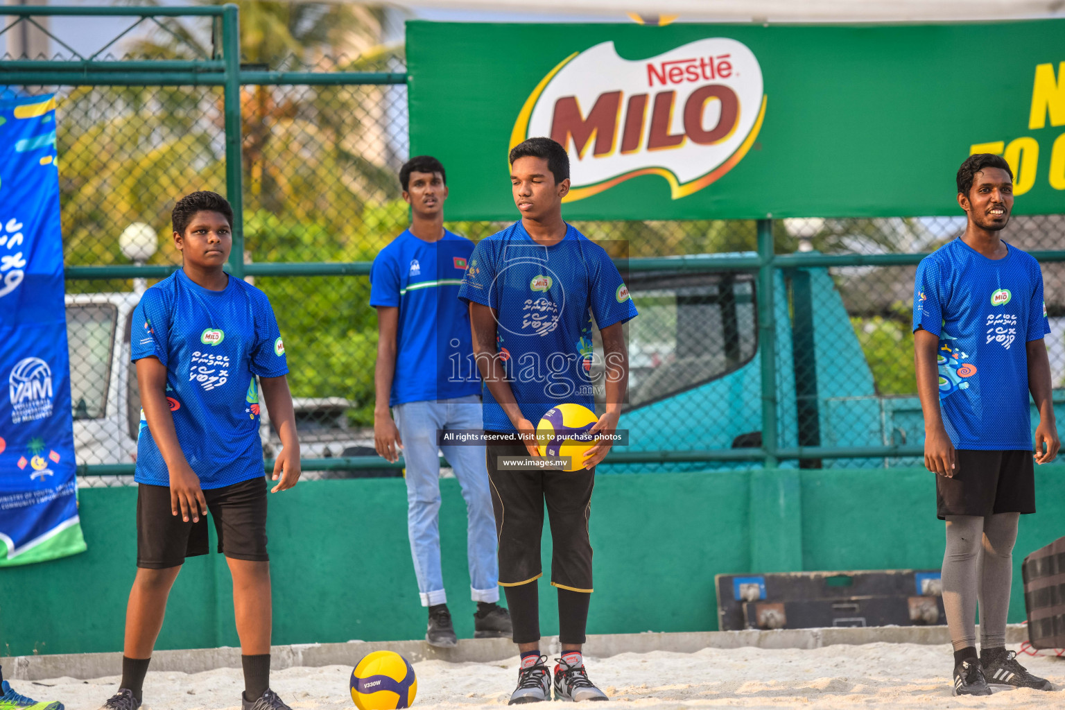 Vollyball players trainning session with Giba Photos by Nausham waheed