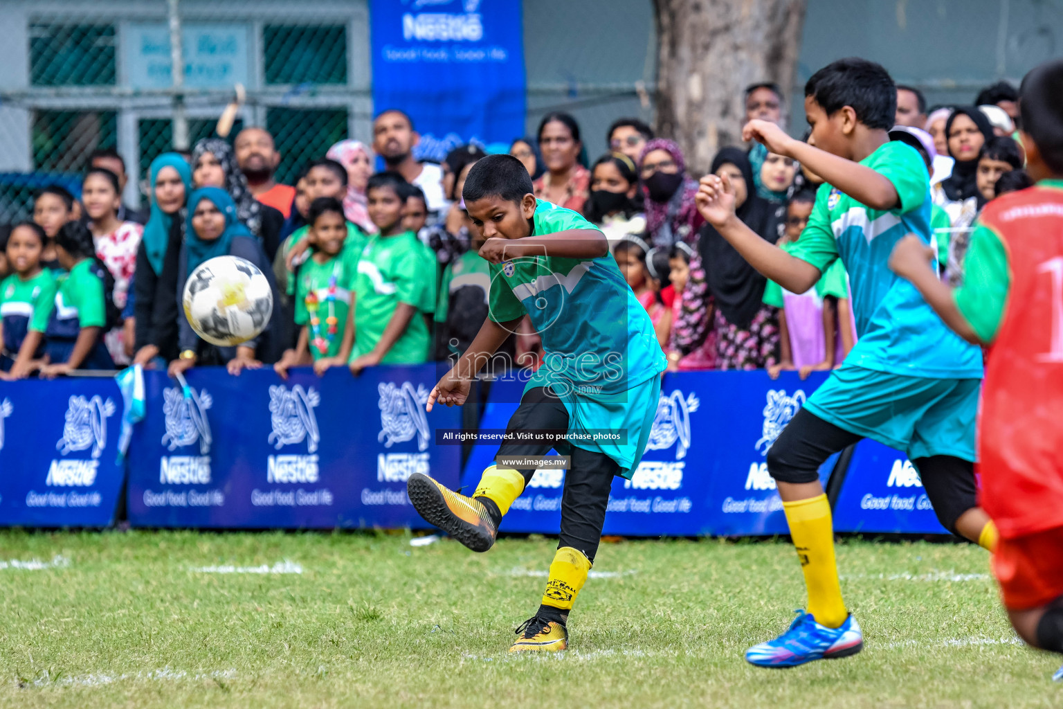 Day 4 of Milo Kids Football Fiesta 2022 was held in Male', Maldives on 22nd October 2022. Photos: Nausham Waheed / images.mv