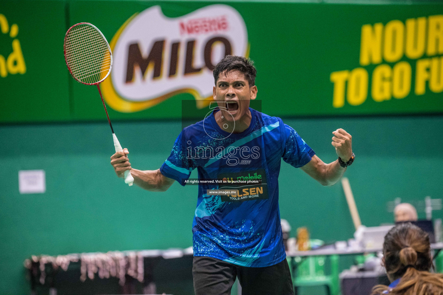 Final of Badminton association mixed group championship 2021 held in Male', Maldives Photos by Nausham Waheed