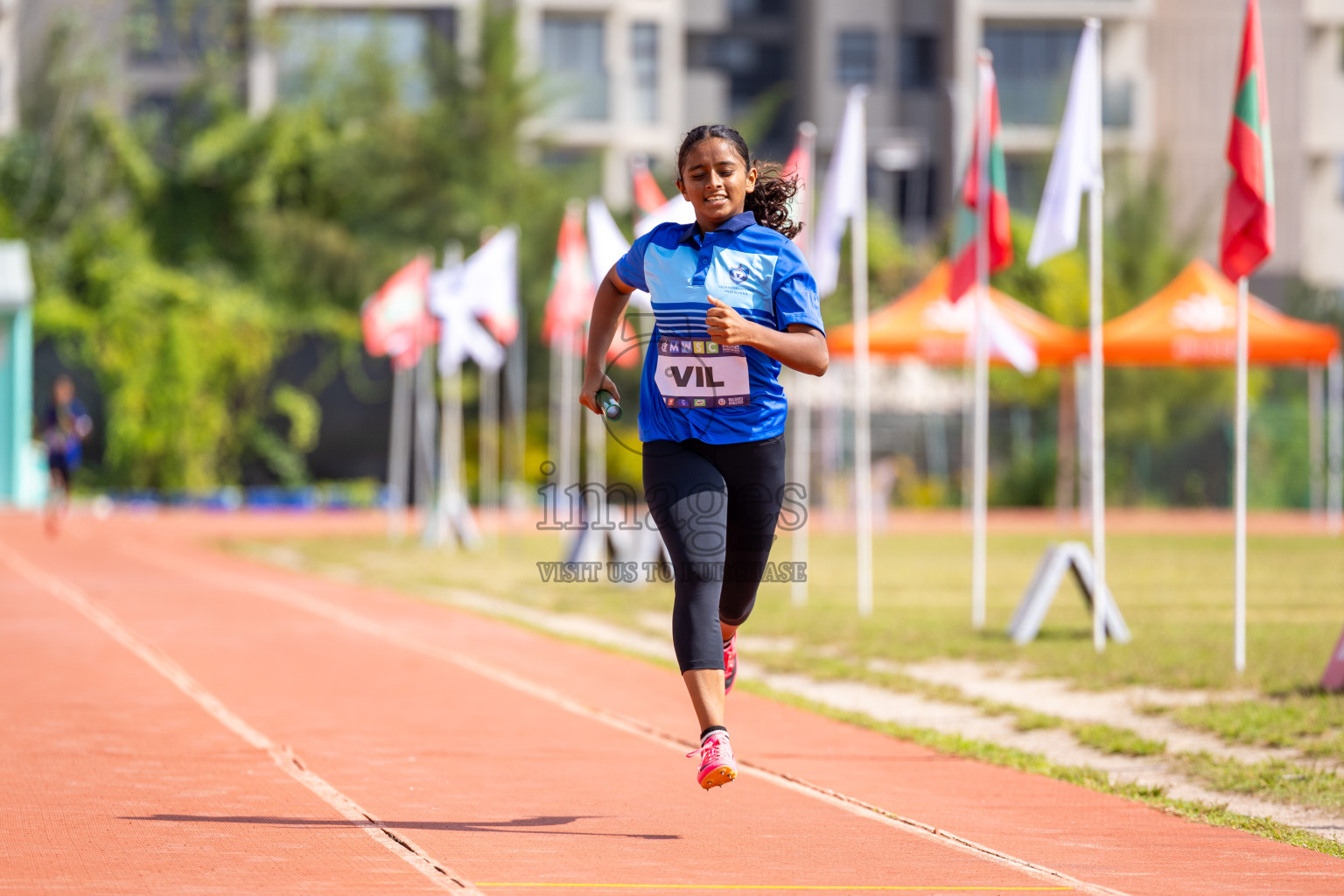 Day 6 of MWSC Interschool Athletics Championships 2024 held in Hulhumale Running Track, Hulhumale, Maldives on Thursday, 14th November 2024. Photos by: Ismail Thoriq / Images.mv