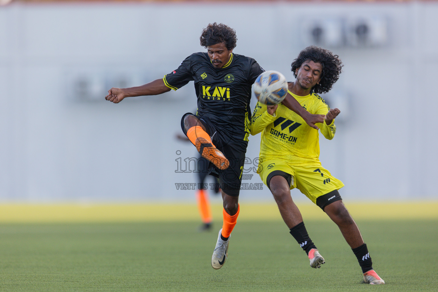 Velaa Sports Club vs Team Middle East in Day 3 of Eydhafushi Cup 2025 held in Eydhafushi Football Stadium at B. Eydhafushi, Maldives on Sunday, 7th September 2025.