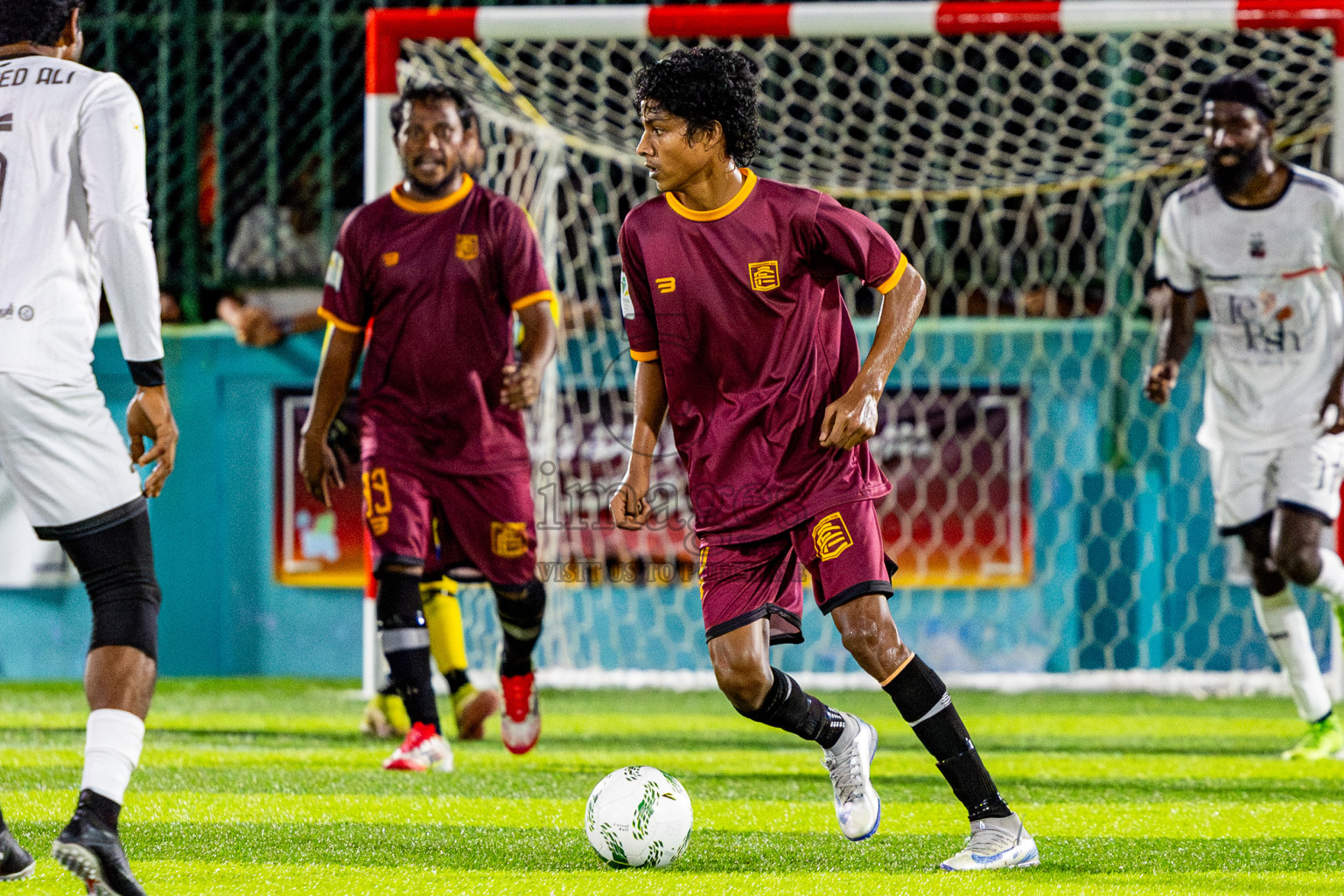Ifhaams vs Comienzo fc in Semi Finals of Laamehi Dhiggaru Ekuveri Futsal Challenge 2025 was held on Sunday, 27th July 2025, at Dhiggaru Futsal Ground, Dhiggaru, Maldives Photos: Nausham Waheed  / images.mv