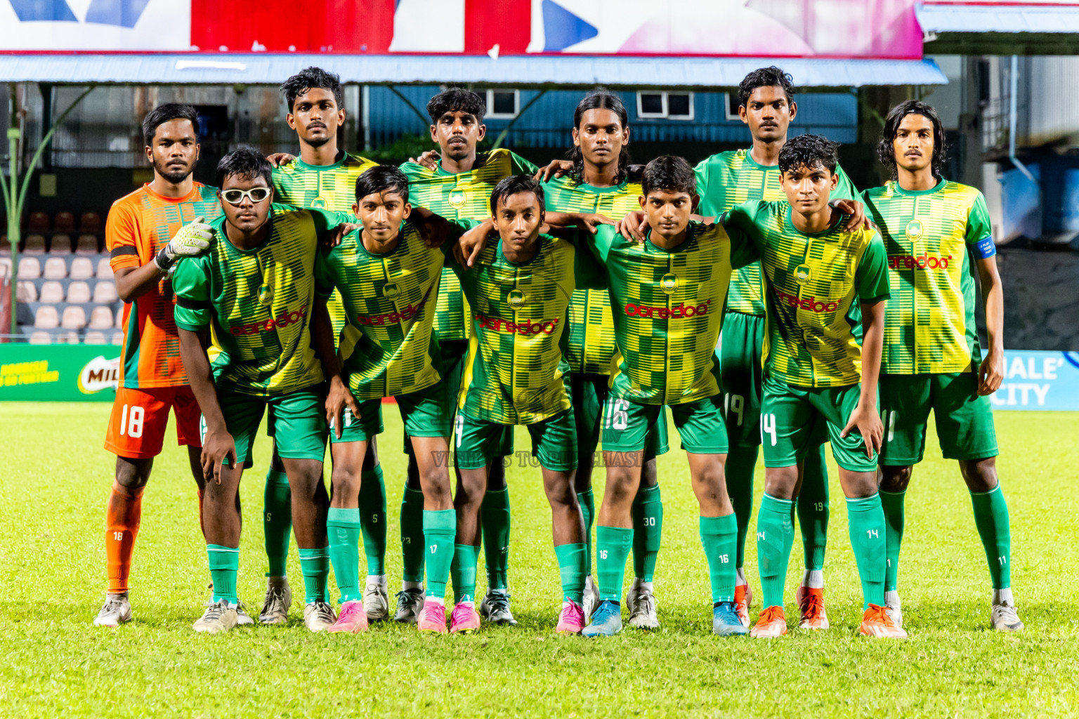 Maziya SRC vs United Victory in Day 7 of Under 19 Youth Championship 2024 was held at National Stadium in Male', Maldives on Monday, 27th June 2024. Photos: Nausham Waheed / images.mv