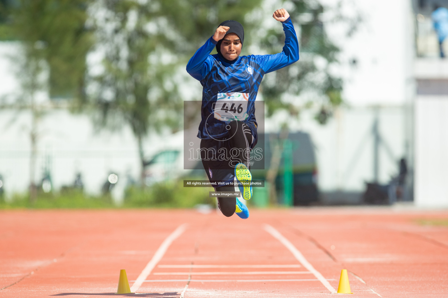 Day four of Inter School Athletics Championship 2023 was held at Hulhumale' Running Track at Hulhumale', Maldives on Wednesday, 17th May 2023. Photos: Nausham Waheed/ images.mv