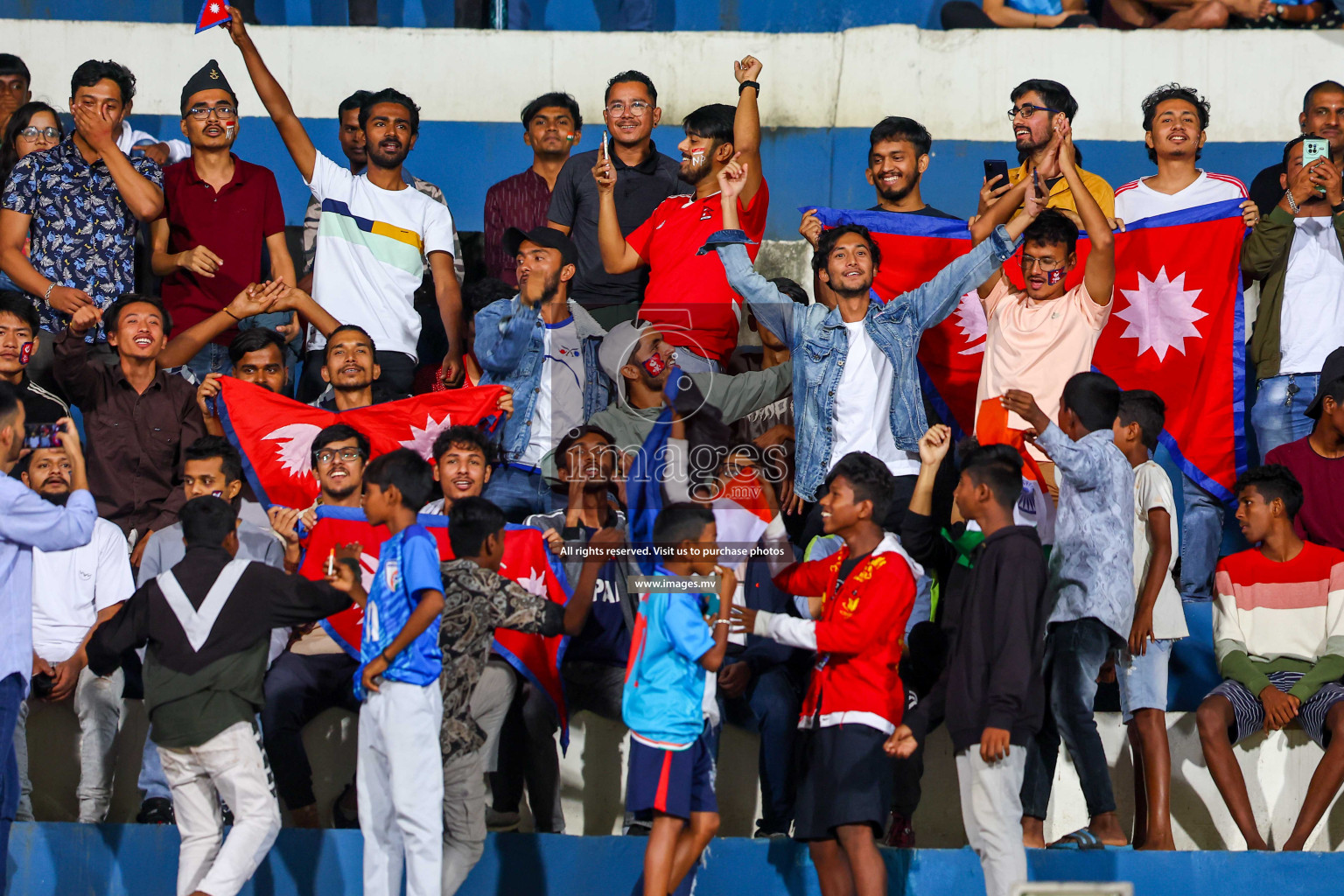 Nepal vs India in SAFF Championship 2023 held in Sree Kanteerava Stadium, Bengaluru, India, on Saturday, 24th June 2023. Photos: Hassan Simah / images.mv