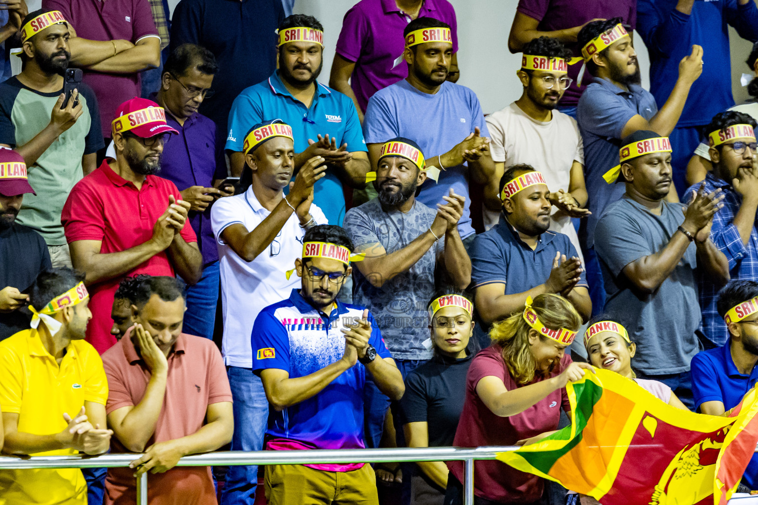 Kyrgyzstan vs Sri Lanka in Day 3 of CAVA U20 Woman's Volleyball Championship 2024 was held in Social Center, Male', Maldives on 20th July 2024. Photos: Nausham Waheed / images.mv