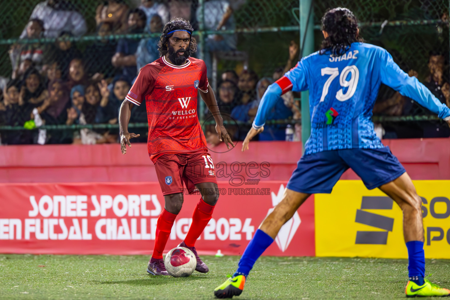 GA Dhevvadhoo vs GA Gemanafushi in Day 24 of Golden Futsal Challenge 2024 was held on Wednesday , 7th February 2024 in Hulhumale', Maldives
Photos: Ismail Thoriq / images.mv