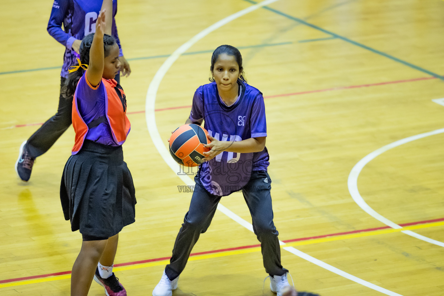 Day 12 of 25th Inter-School Netball Tournament was held in Social Center at Male', Maldives on Thursday, 22nd August 2024.