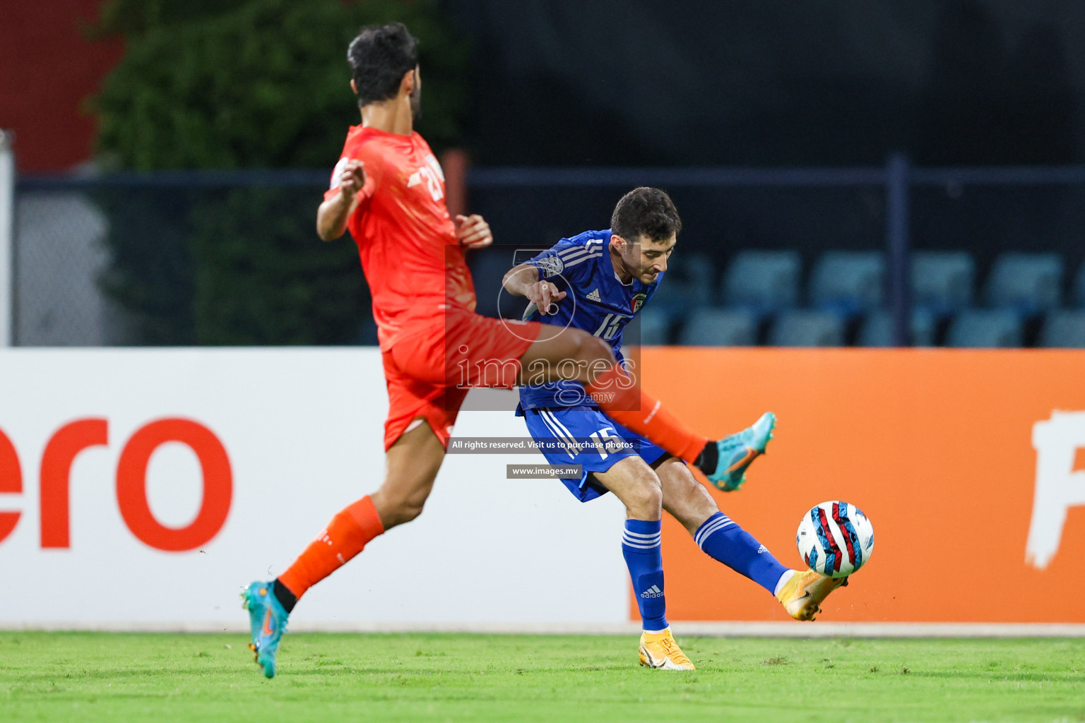 Kuwait vs India in the Final of SAFF Championship 2023 held in Sree Kanteerava Stadium, Bengaluru, India, on Tuesday, 4th July 2023. Photos: Nausham Waheed / images.mv