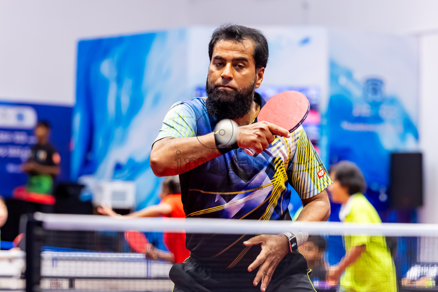 Day 3 of 1st Thoddoo Masters Table Tennis Tournament was held on Saturday, 23rd August 2025 in AA Thoddoo, Maldives. Photos: Nausham Waheed / images.mv