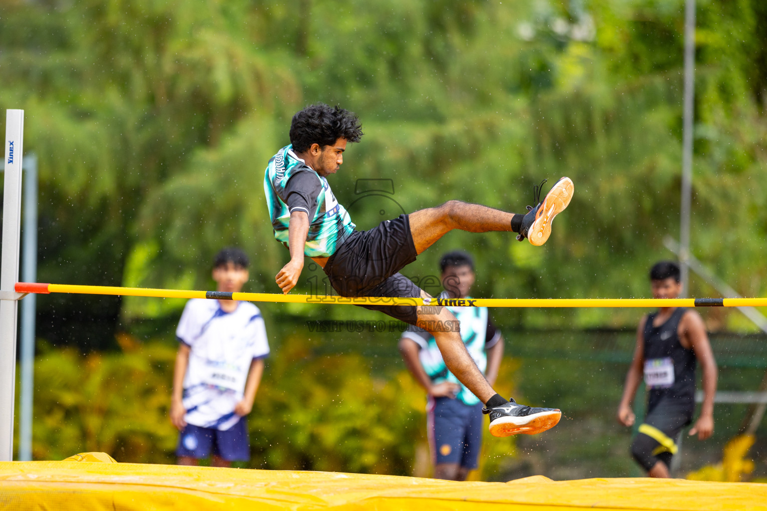 Day 1 of MWSC Interschool Athletics Championships 2024 held in Hulhumale Running Track, Hulhumale, Maldives on Saturday, 9th November 2024. 
Photos by: Ismail Thoriq / images.mv