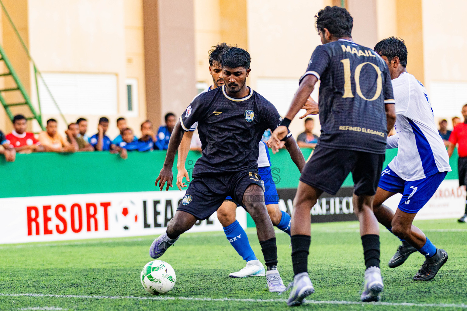 Ozen Maadhoo vs Kandooma in Resort League 2025 (South Male Zone) day 2 was held on Monday, 29th September 2025 in Crossroads's Maldives, Photos: Areef Adam / images.mv