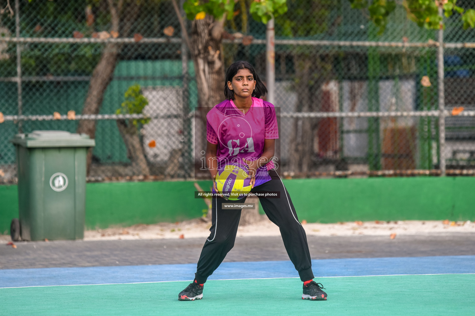 Day 13 of Junior Netball Championship 2022 held in Male', Maldives. Photos by Nausham Waheed