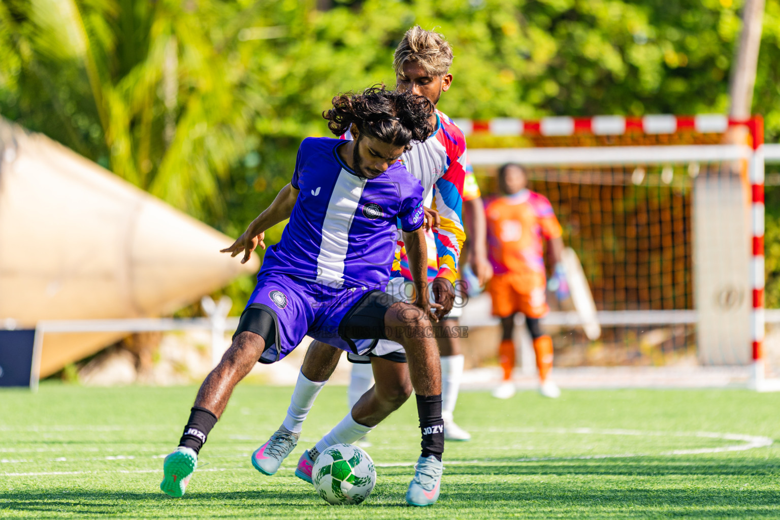 Oaga vs Oblu Experience in Resort League 2025 (North Male Zone) day 10 was held on Friday, 12th September 2025 in One And Only Reethi Rah Maldives Resort, Photos: Areef Adam / images.mv